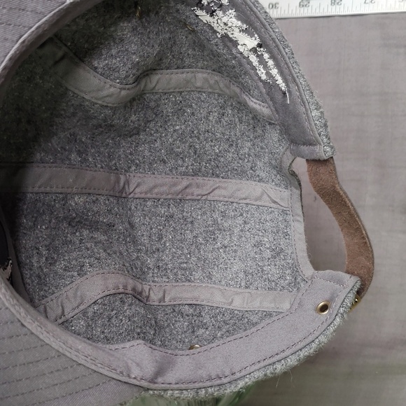 Bridger Bowl Montana Hat Cap Strap Back Gray Wool Nylon Panel Skin to Win - Picture 8 of 12